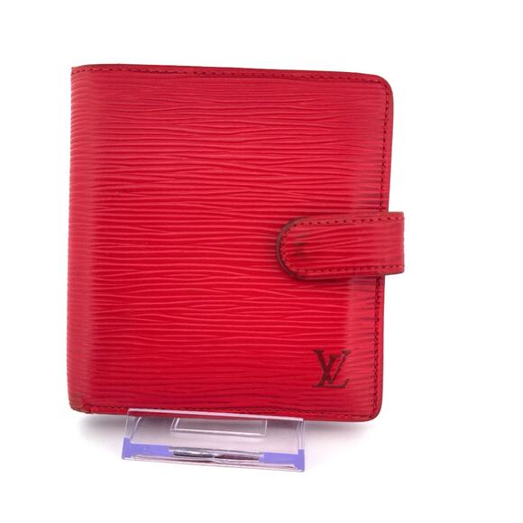 Louis Vuitton Epi Leather Compact Wallet in Castillan Red - Picture 1 of 5